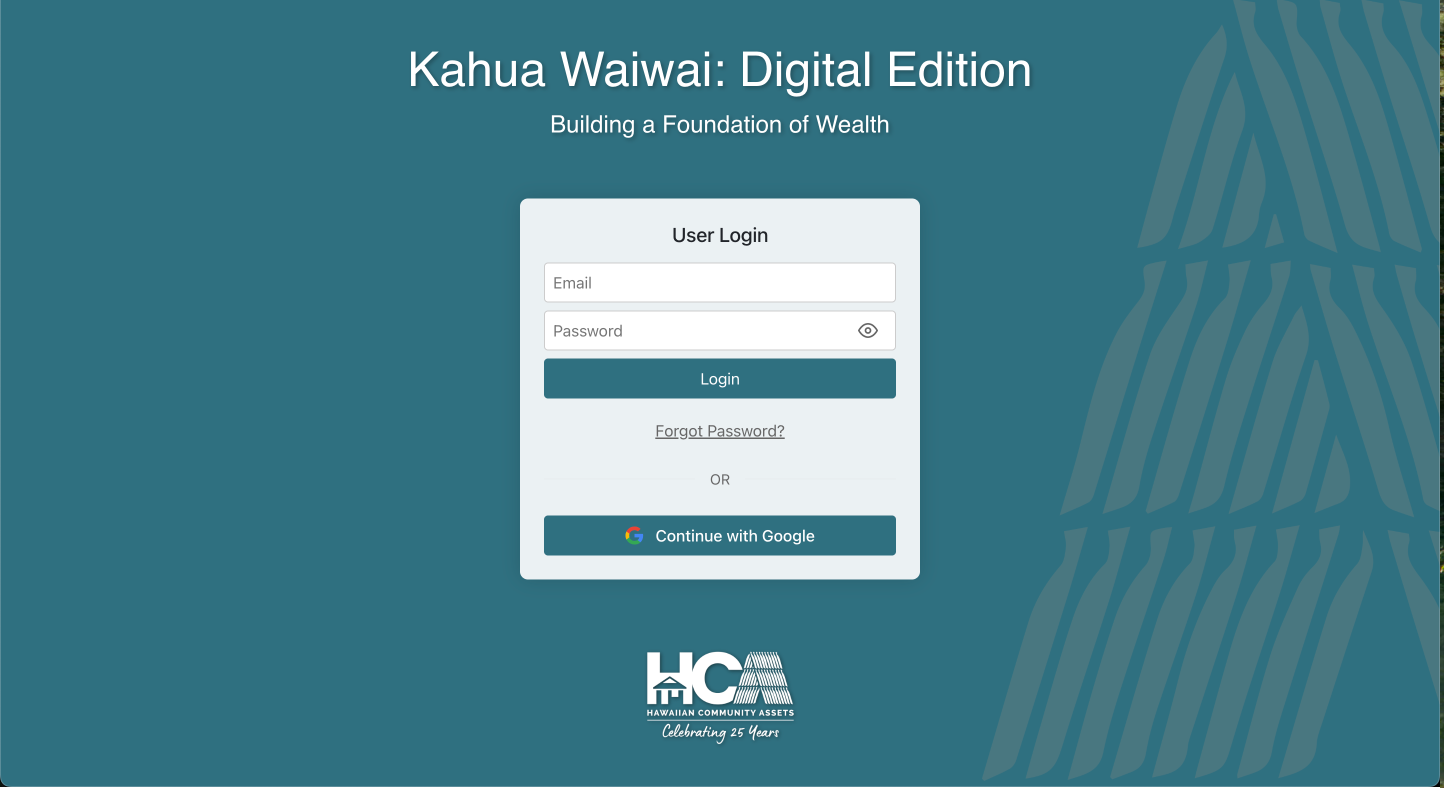 Kahua Waiwai