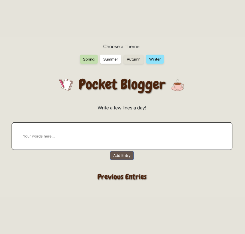 Pocket Blogger